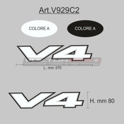 Sticker kit - "V4" lettering - various models