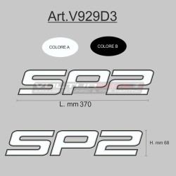 Paire d’autocollants - code modèle - « SP2 »