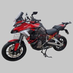 Panneaux latéraux en carbone pour Ducati Multistrada V4 design Pikes Peak 2025