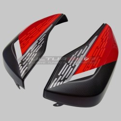 Couvercles en carbone pour valises latérales Ducati Multistrada conception V4 GP