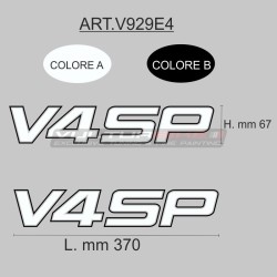 Pair of stickers - model code - "V4SP"