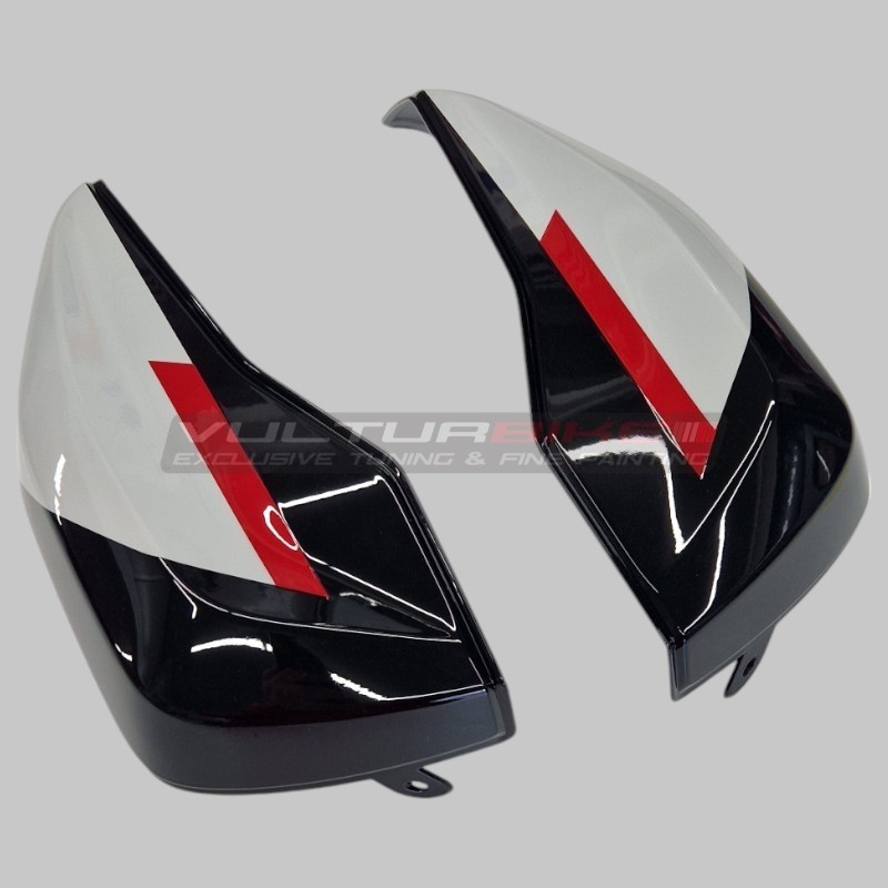 Fundas de maleta originales personalizadas Iceberg White - Ducati Multistrada V4