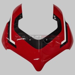 Façade en fibre de carbonebulle FULLSIX CARBON Design Rouge - Ducati Panigale V2