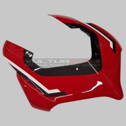 Façade en fibre de carbonebulle FULLSIX CARBON Design Rouge - Ducati Panigale V2