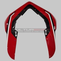 Façade en fibre de carbonebulle FULLSIX CARBON Design Rouge - Ducati Panigale V2