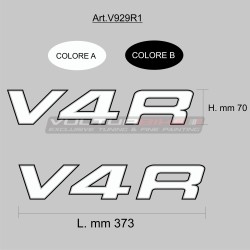 Adhesive lettering - all "V4R" models