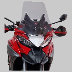 Weißes Nummernschild für Windschutzscheibe - Ducati Multistrada V4