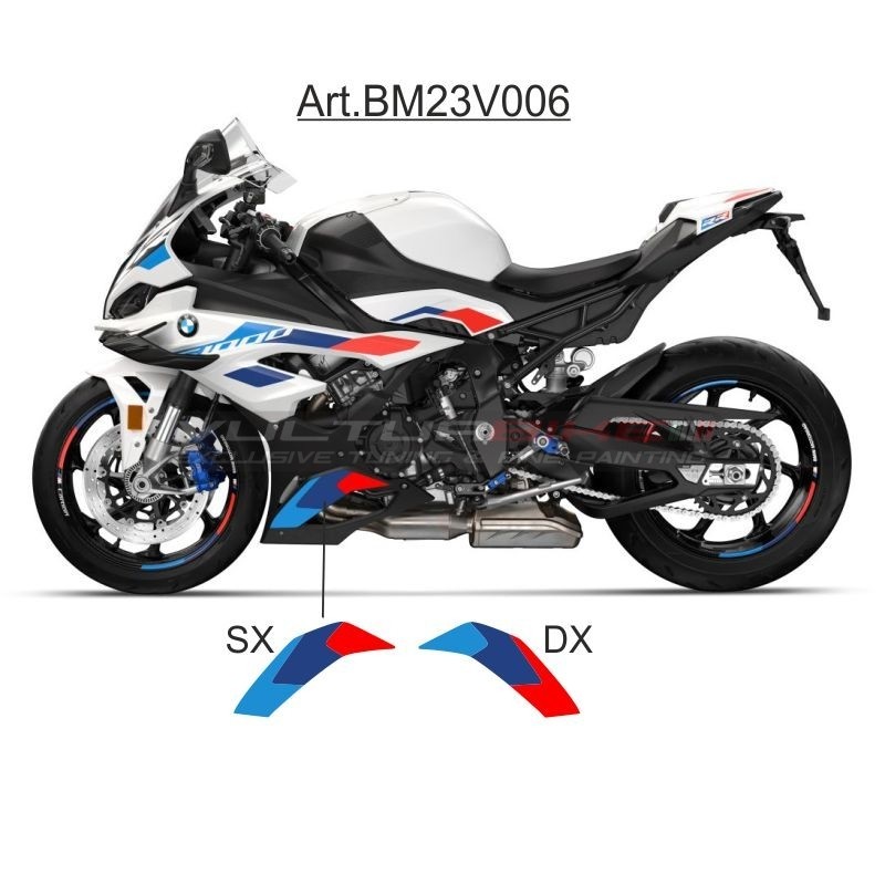 Pegatinas de carenados inferior para motocicletas BMW S1000RR a partir de 2023