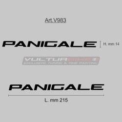 Par de pegatinas - Panigale - varios modelos Ducati