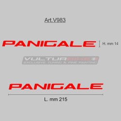 Paar Aufkleber - Panigale - verschiedene Modelle Ducati