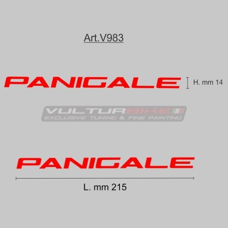 Coppia di adesivi - Panigale - modelli vari Ducati