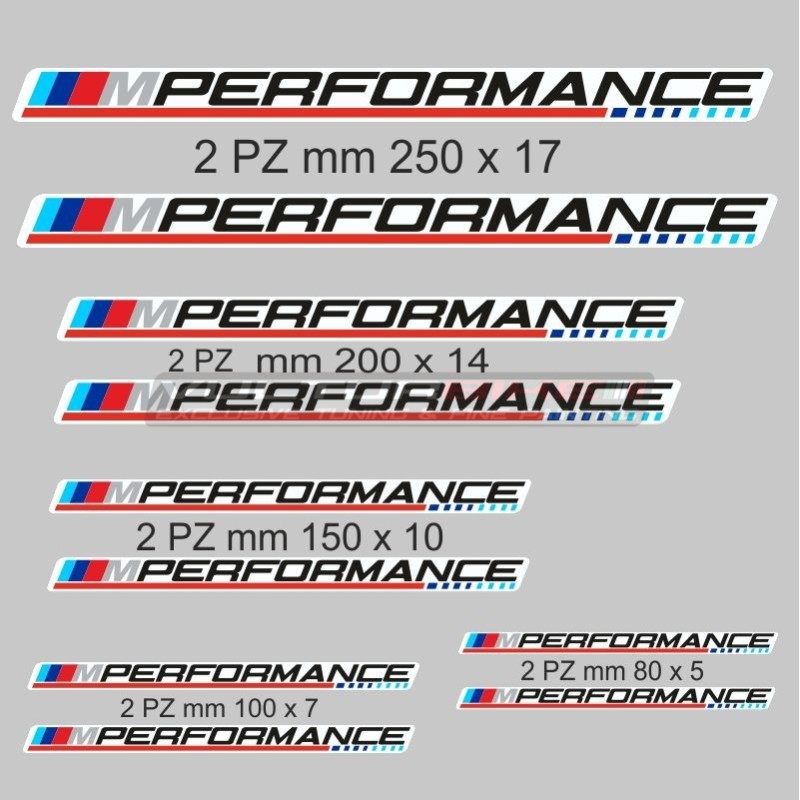 BMW "M Performance" stickers - various decorations