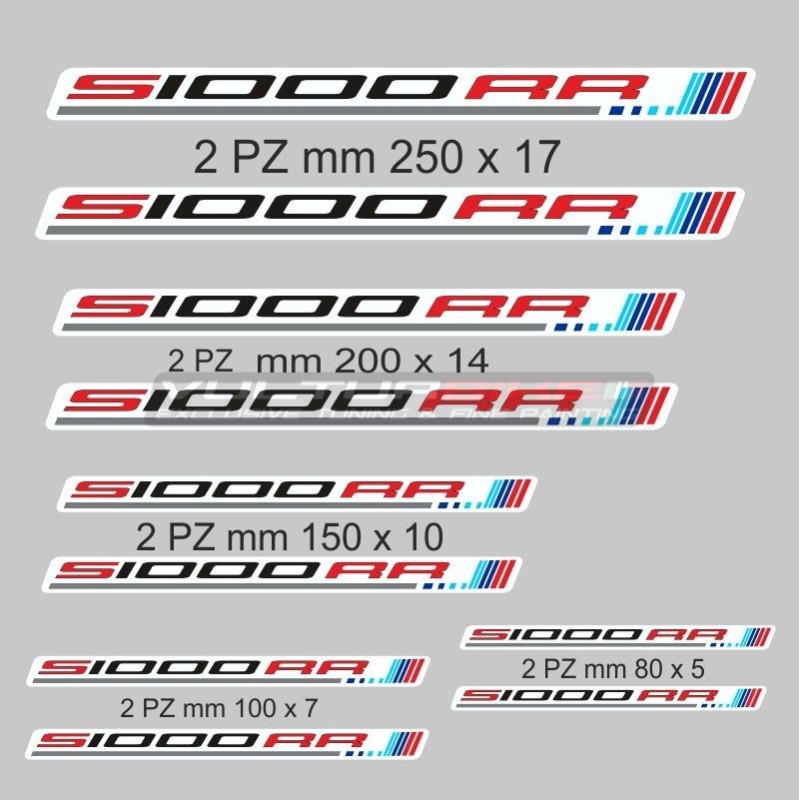 Sticker kit for various decorations - BMW S1000RR