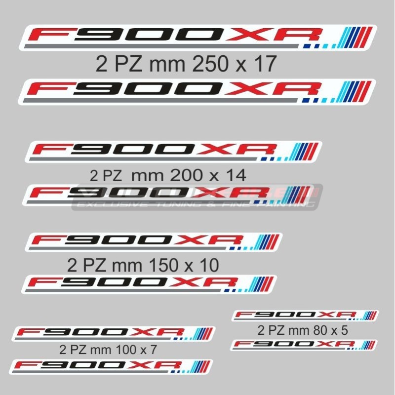 Badges adhésifs - différentes tailles - BMW F900XR