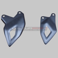 Pair of carbon heel guards - Ducati Panigale V4