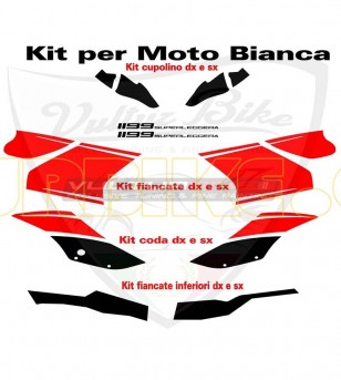 Kit de pegatinas réplica superligera - Ducati Panigale 899/1199