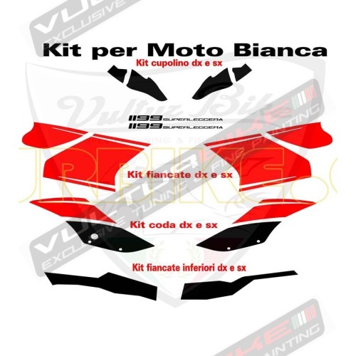 Superlight Replica Aufkleber Kit - Ducati Panigale 899/1199