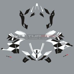 Set de pegatinas deportivas de carrera para Ducati Panigale V4