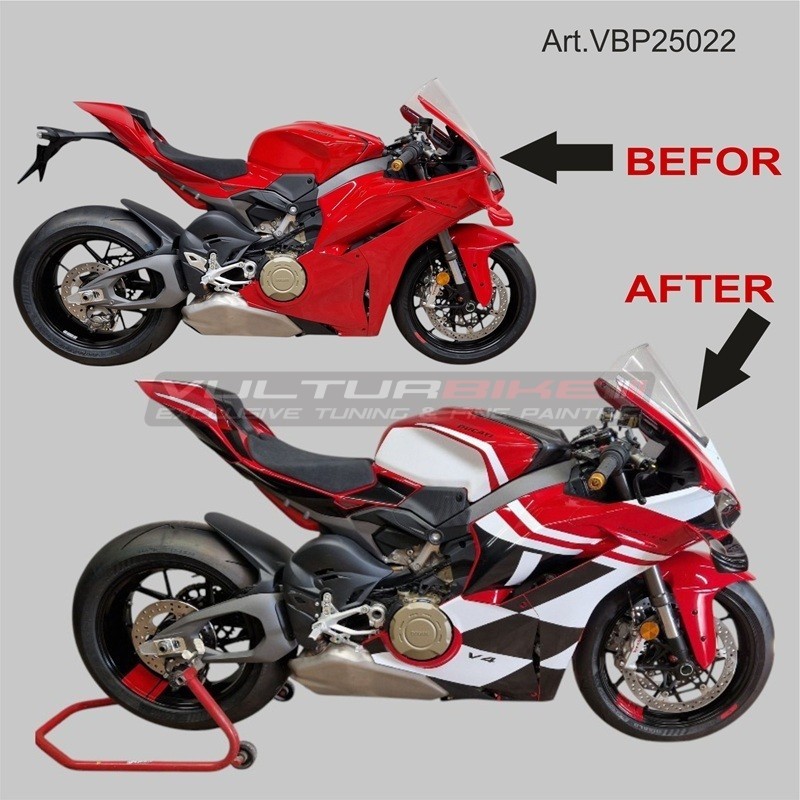 Sport race stickers set for Ducati Panigale V4