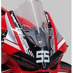 Complete "racing" adhesive graphic set for fairings Ducati Panigale V4