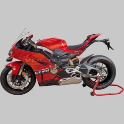 Complete "racing" adhesive graphic set for fairings Ducati Panigale V4