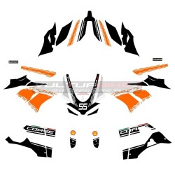 Complete "racing" adhesive graphic set for fairings Ducati Panigale V4