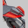 Juego de pegatinas negro - naranja para cola Ducati Panigale / Streetfighter V4
