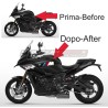 Coppia di adesivi complementari per serbatoio - BMW S1000XR / M1000XR