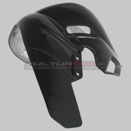 Original Ducati Panigale V4 manifold exhaust protection - carbon
