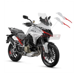 Airbox Aufkleber - Ducati Multistrada V4 icerberg weiß