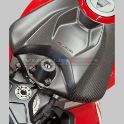 Cache bloc clé pour Ducati Panigale V4 - carbone