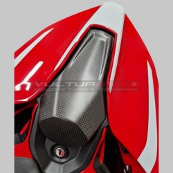 Cache central de plaquette arrière pour Ducati Panigale V4 - carbone