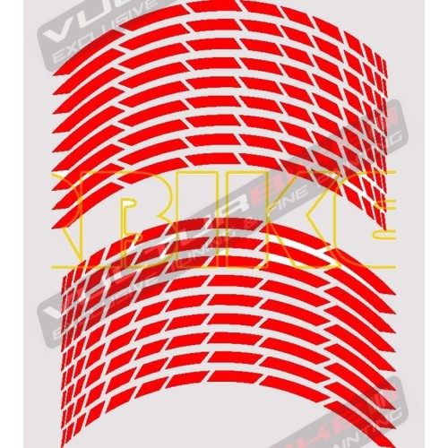 Kit 18 autocollants de couleur universelle pour roues