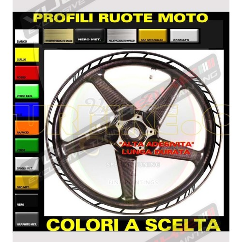 Kit 18 pegatinas universales de colores para ruedas