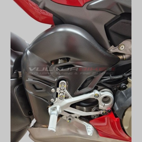 Protezione scarico collettore originale Ducati Panigale / Streetfighter V4 - carbonio