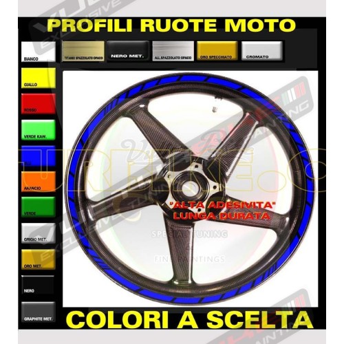 Kit 18 autocollants de couleur universelle pour roues