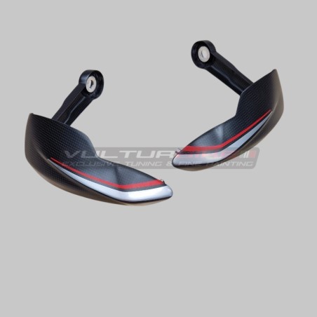 Garde-mains en carbone nouvelle ligne sport pour Ducati Multistrada