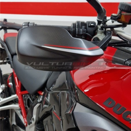 Carbon-Handprotektoren neue Sportlinie für Ducati Multistrada