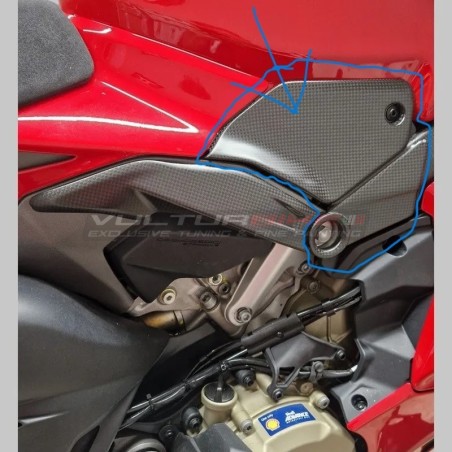 Tank- und Hilfsrahmenabdeckungen rechts und links Ducati Panigale / Streetfighter V4 - Carbon