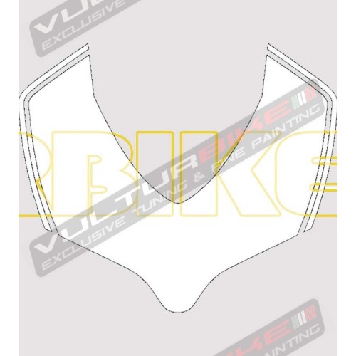 Number plate sticker Look 1299 R - Ducati Panigale 899/1199 