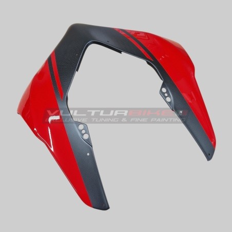 Cupolino in carbonio personalizzato con verniciatura - Ducati Panigale V4