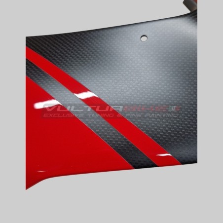 Cupolino in carbonio personalizzato con verniciatura - Ducati Panigale V4