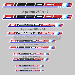 Adhesive logos - various sizes - BMW R1250 GS