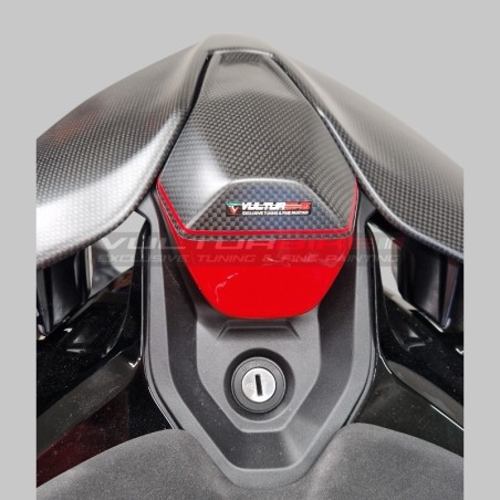 Almohadilla central de fibra de carbono personalizada para Ducati Panigale y Streetfighter V4 / V4S