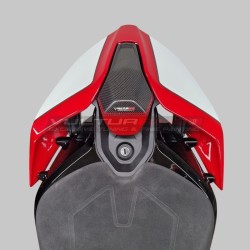 Kundenspezifisches Kohlefaser-Mittelpolster für Ducati Panigale und Streetfighter V4 / V4S