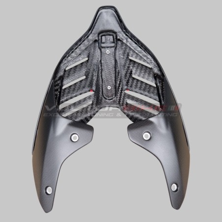 Codino in carbonio linea inedita per Ducati Streetfighter V2 storm green