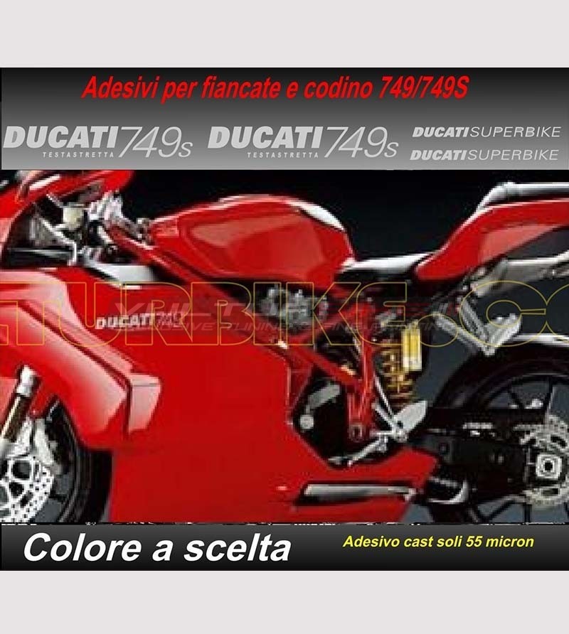 Kit adesivi replica originale - Ducati 749/749S