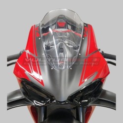 Einfarbiges Aufkleberset - Panigale V4 Ducati Windschutzscheibe