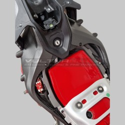 Carbon fiber side panels under tail - Ducati Panigale V4