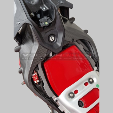 Paneles laterales de fibra de carbono debajo de la cola - Ducati Panigale V4